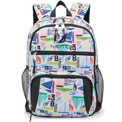 Mochila para niños para la escuela | Veleros | 16" de alto