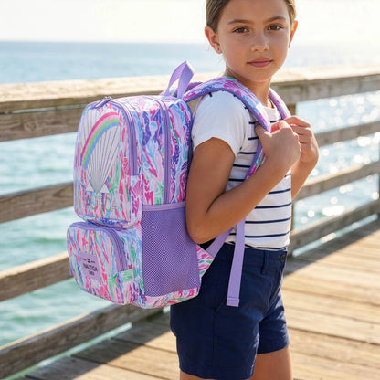 Kids Backpack for School | Pastel Shell | 16" Tall