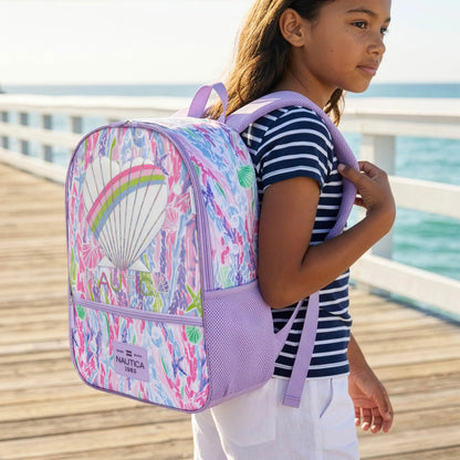 Back to Basics Cushioned Kids 3-Piece Backpack Set | Pastel Shell