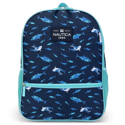 Back to Basics Cushioned Kids Backpack | Shark Riders | 16" Tall