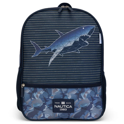 Back to Basics Cushioned Kids Backpack | Shark Frenzy | 16" Tall