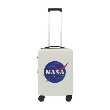 NASA 22.5" White Carry-On Suitcase Luggage