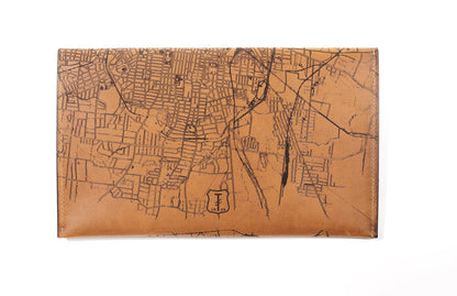 Nashville Map Clutch | Elegant Travel Companion