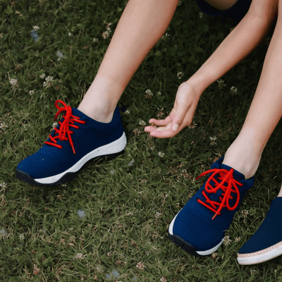 Grounding Sneaker Grounding Shoes • Navy Knit
