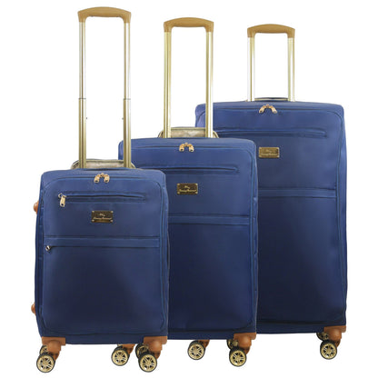 Tommy Bahama 3-Piece Blue Soft Sided Luggage Set