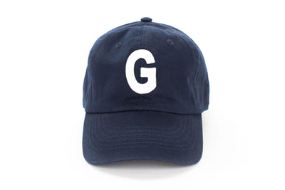 Navy Blue Letter Baseball Hat