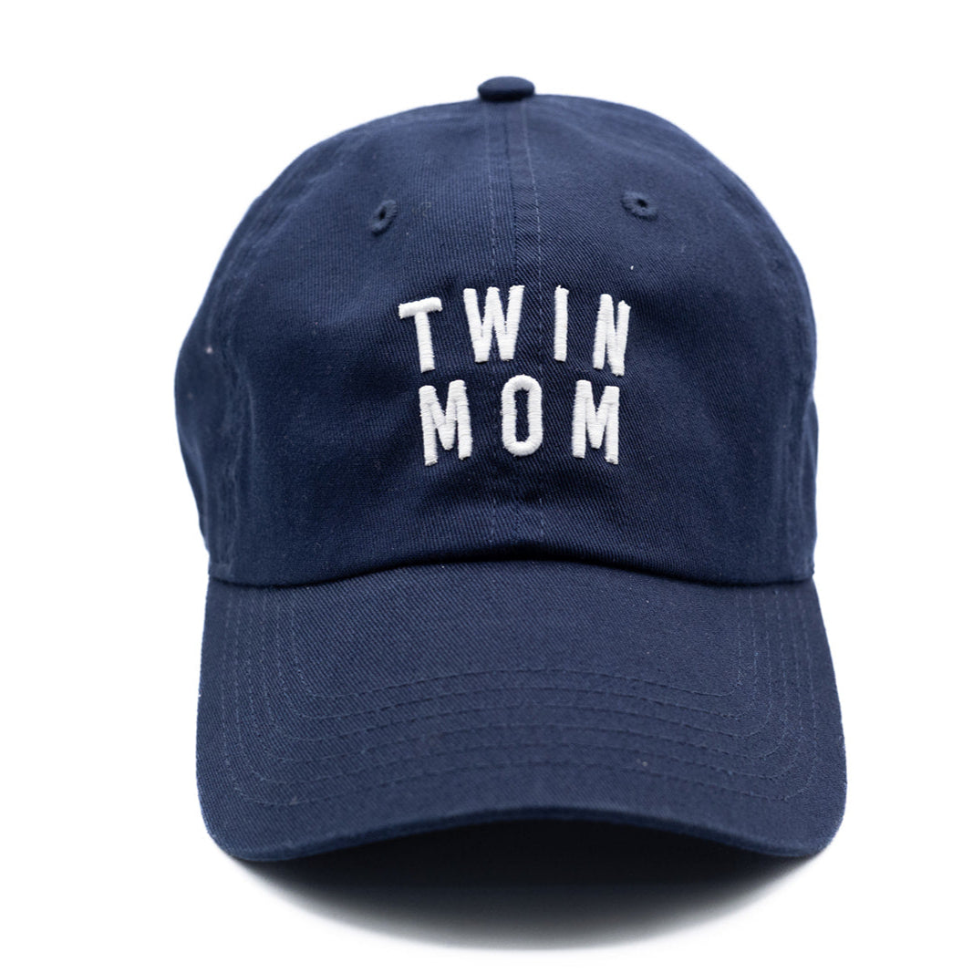 Navy Twin Mom Hat