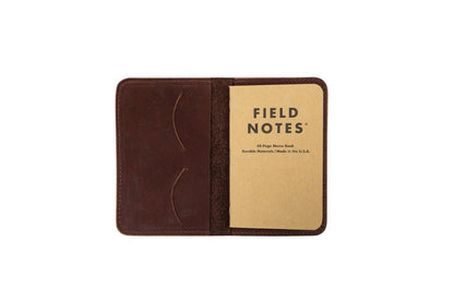 Notebook Wallet – Full-Grain Leather Organizer with Memo Book