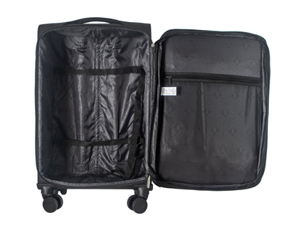 Ocean Soft Shell Lightweight Expandable 3 Piece Luggage Set