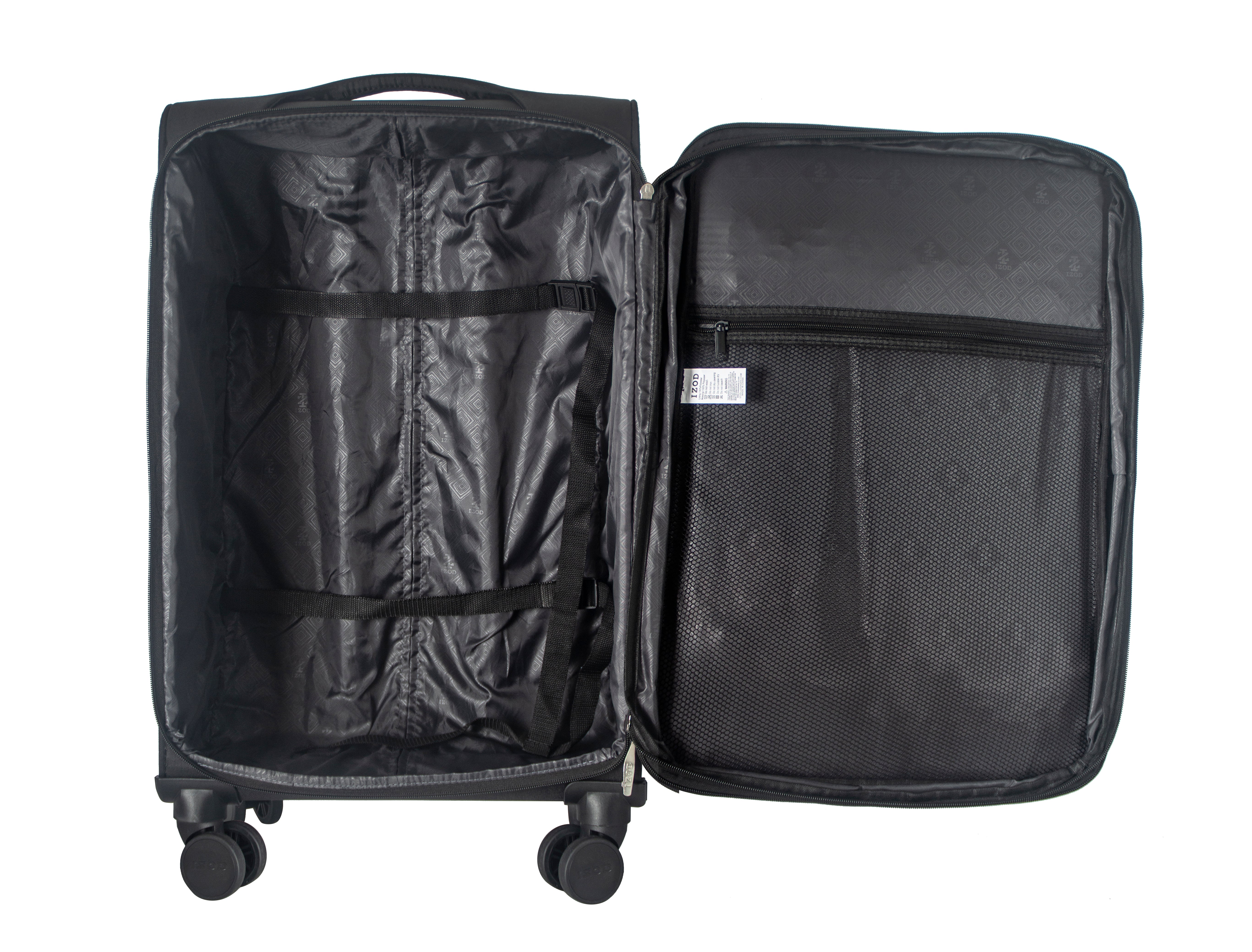 Ocean Soft Shell Lightweight Expandable 3 Piece Luggage Set