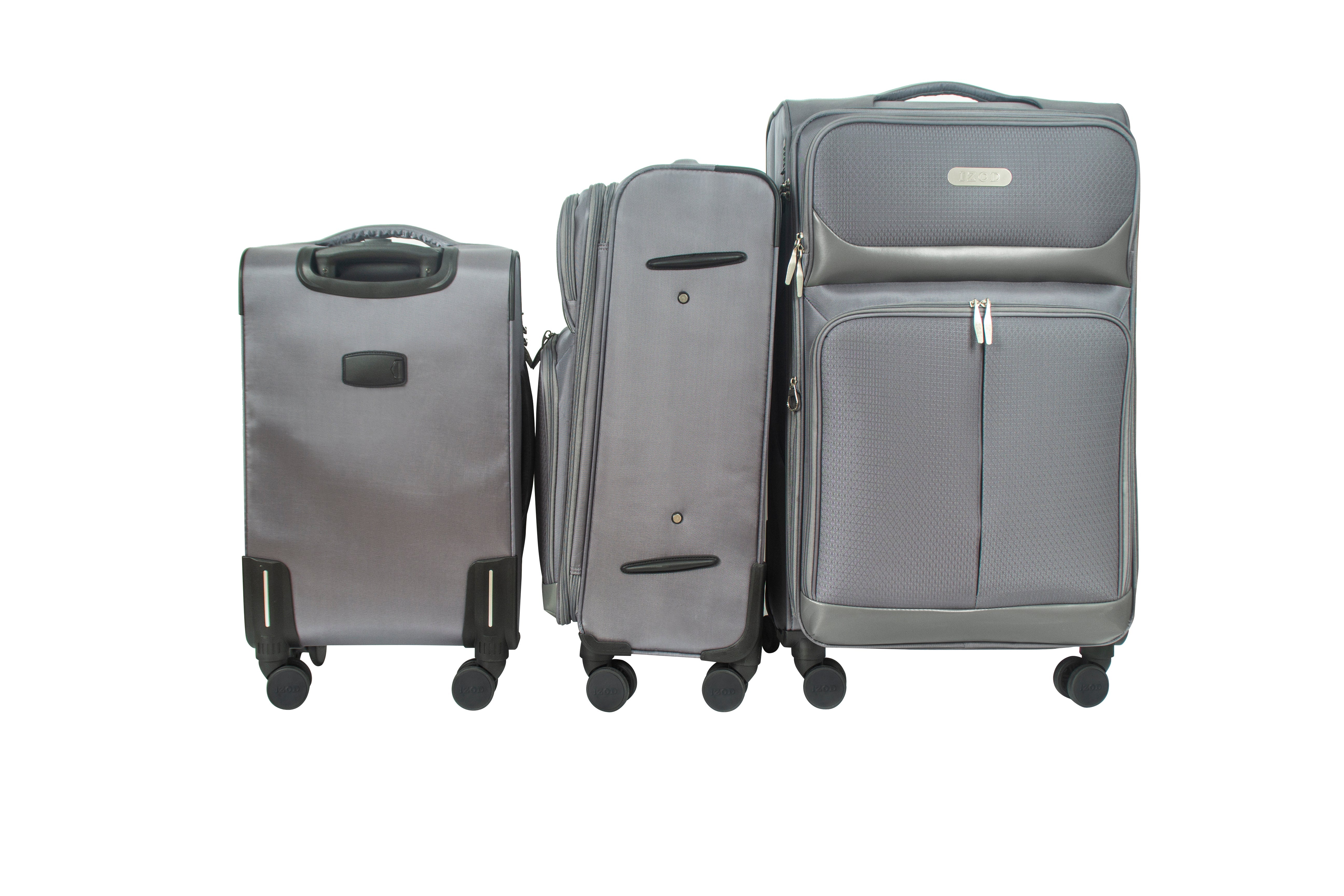 Ocean Soft Shell Lightweight Expandable 3 Piece Luggage Set