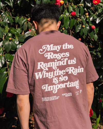 All-American Slogan Tee - Mauve