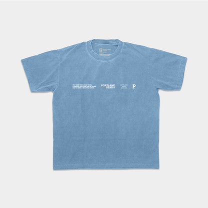 All-American Slogan Tee - Sky