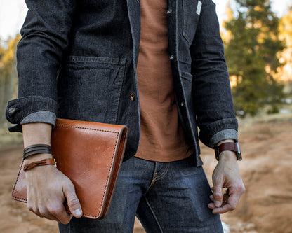 Dark Brown Snare/Fishtail Cuff