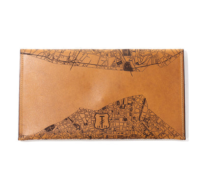 Paris Map Clutch | Etched France Map