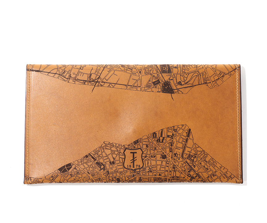 Paris Map Clutch | Etched France Map