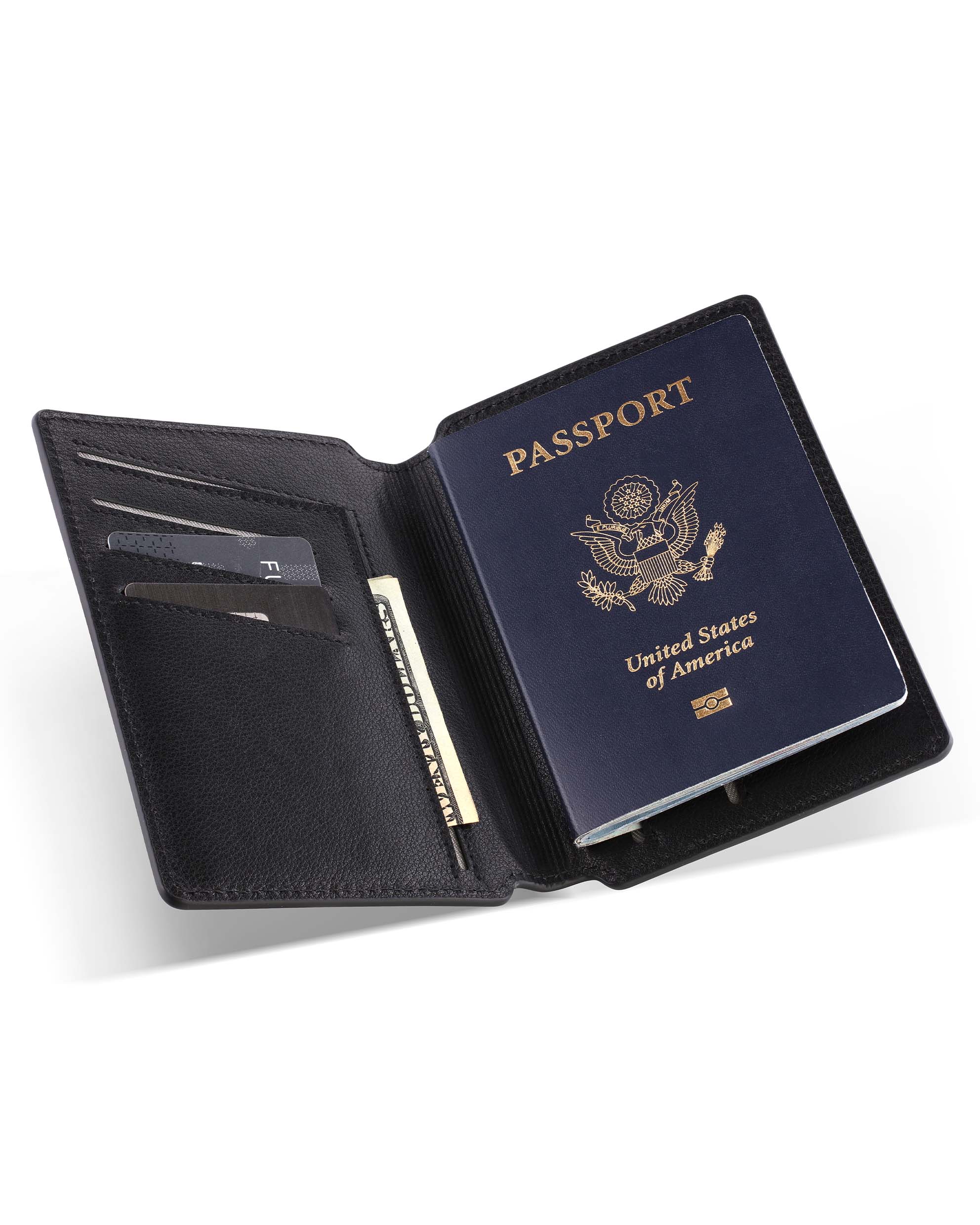 The Passport Wallet - Black