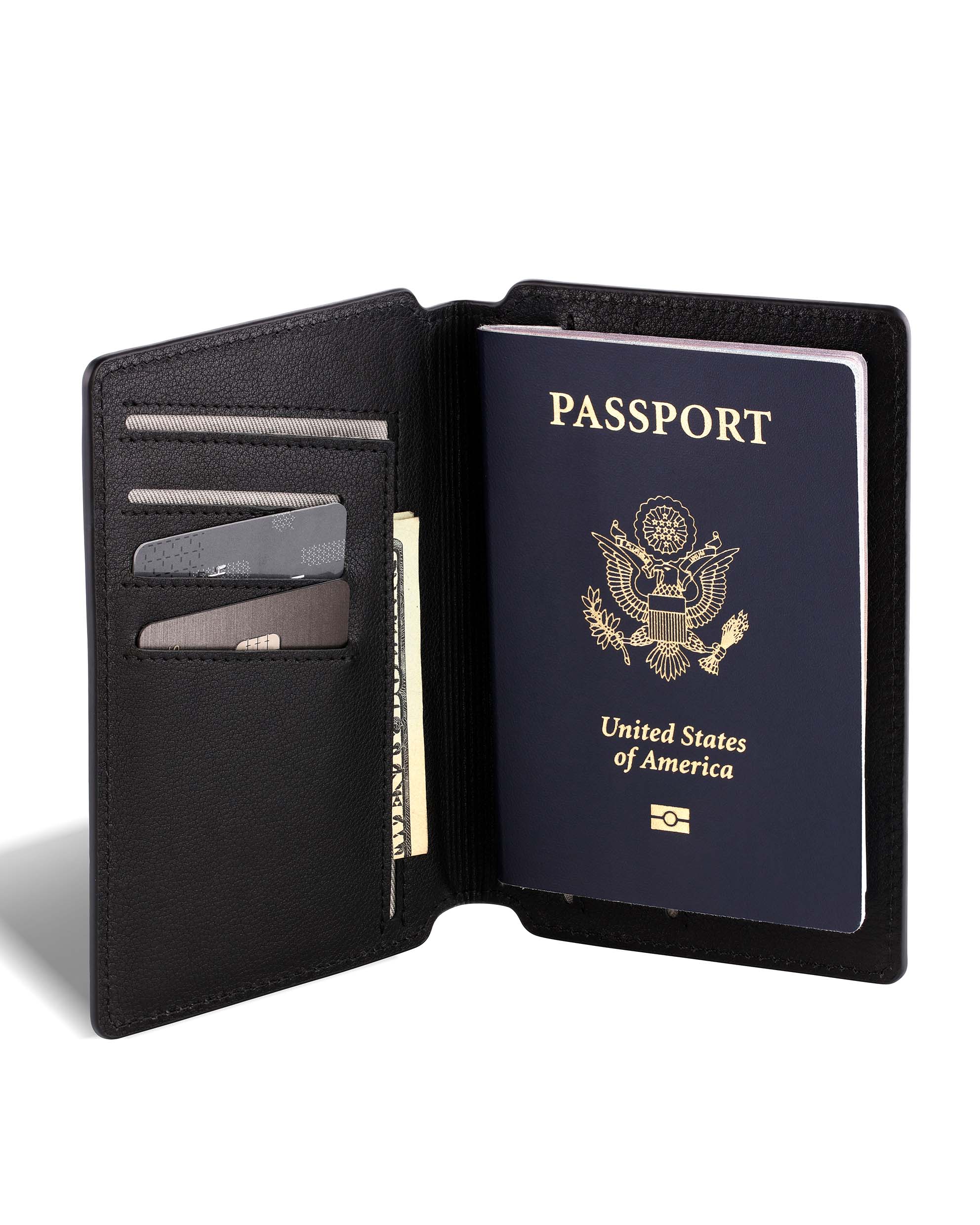 The Passport Wallet - Black