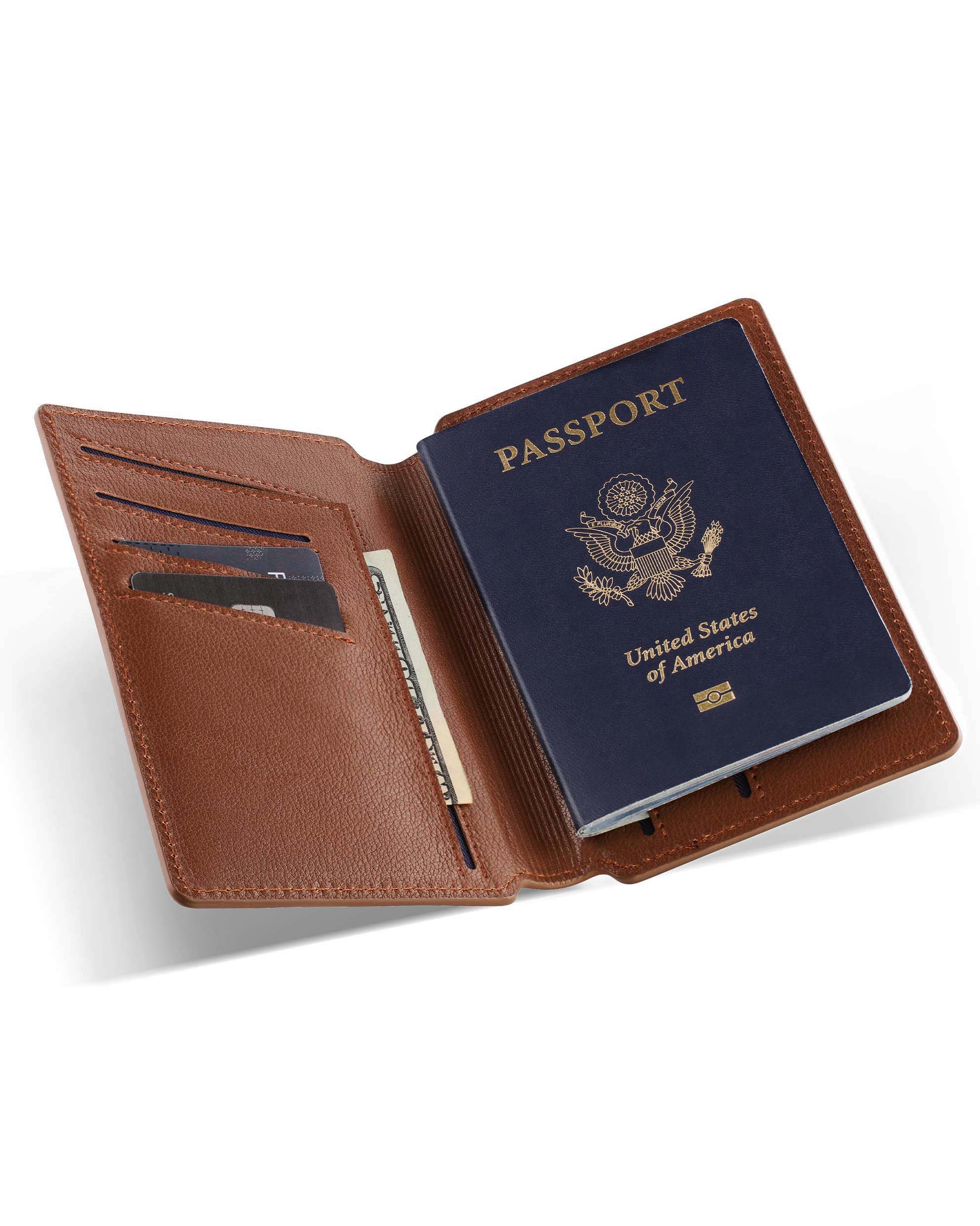 The Passport Wallet - Saddle