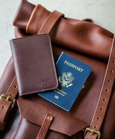Passport Wallet – Full-Grain Leather Travel Companion