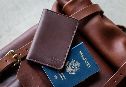 Passport Wallet – Full-Grain Leather Travel Companion