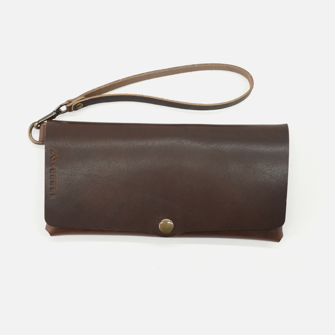 Helena Clutch – Handcrafted Full-Grain Horween Leather Wallet