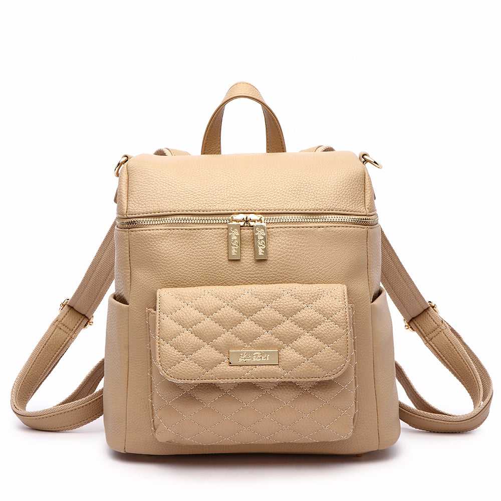 Petit Monaco Backpack Diaper Bag | Latte