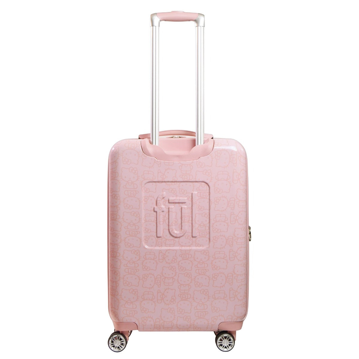 Hello Kitty Pose All Over 25.5" Hard-Sided Luggage Pink