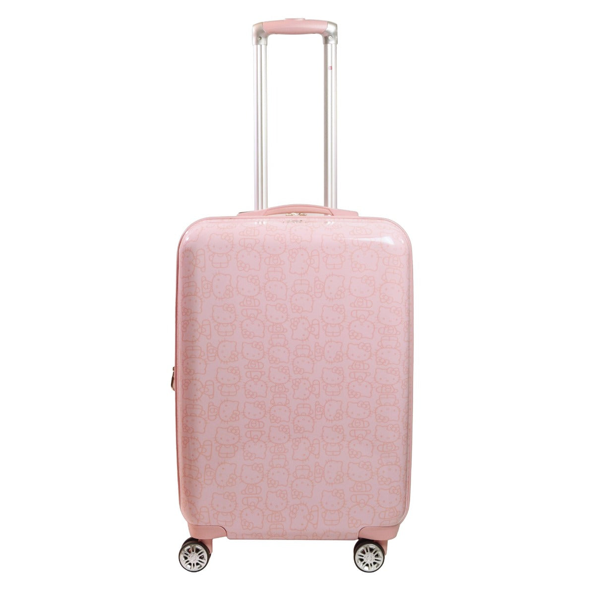 Hello Kitty Pose All Over 25.5" Hard-Sided Luggage Pink