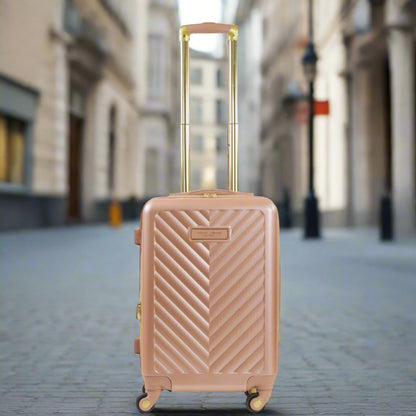 Addie 22" Hardside Spinner Luggage, Rose Gold