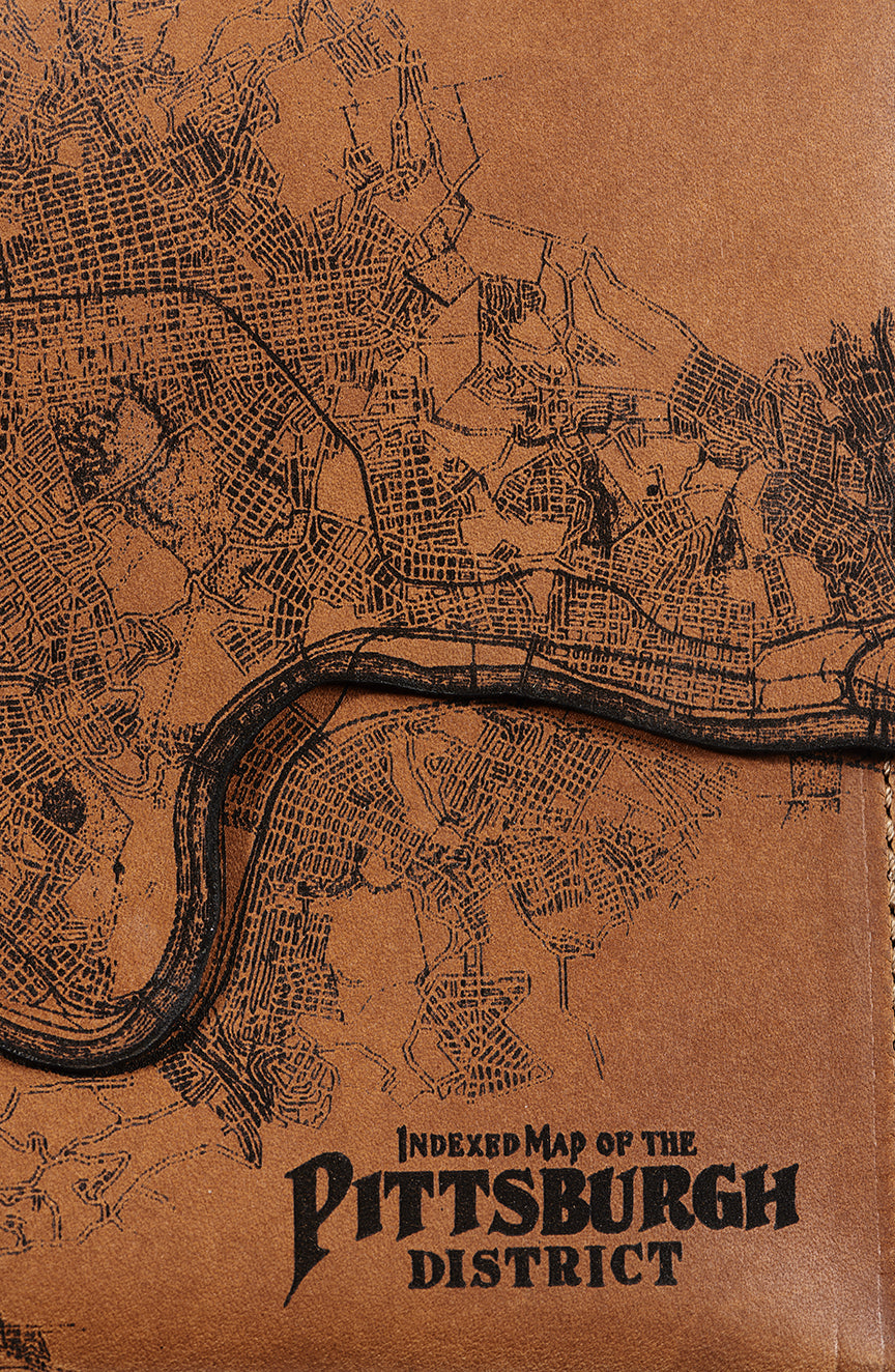 Pittsburgh Map Clutch