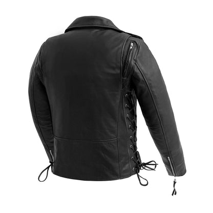 Popstar - Women's  Motorcycle Leather Jacket