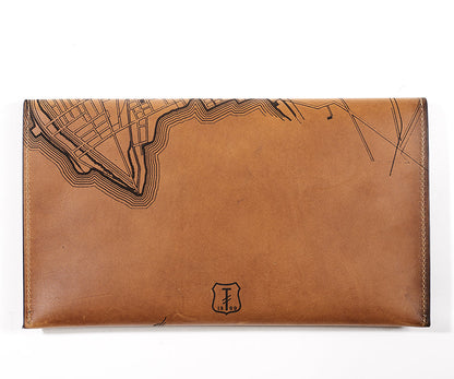 Portland, Maine Map Clutch