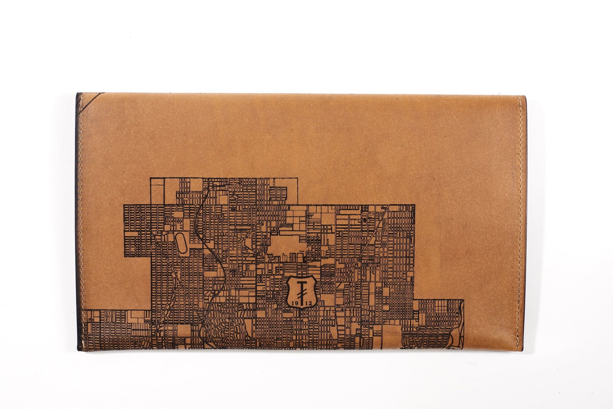 Portland, Oregon Map Clutch