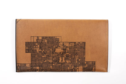 Portland, Oregon Map Clutch