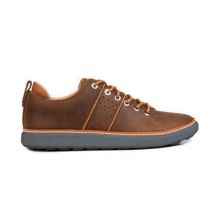 Classic Walker Grounding Shoes • Brown and Grey Leather