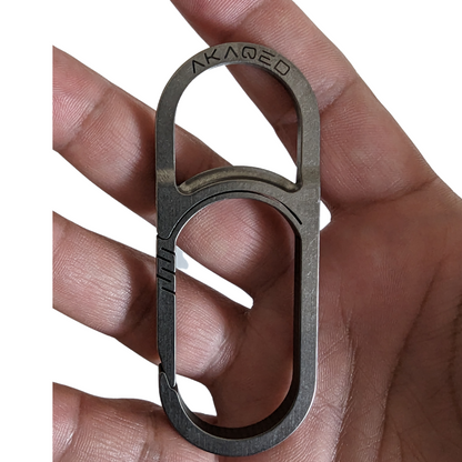 PULL | Titanium All Purpose Carabiner Bottle & Can Opener Keychain