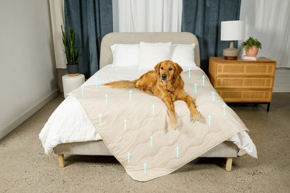 PupChill™ Cooling Waterproof Blanket - Arctic Sand