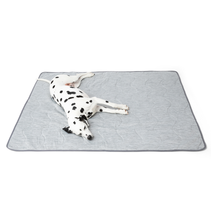 PupChill™ Cooling Bolster Dog Bed + Waterproof Blanket Bundle - Arctic Grey