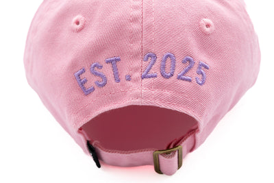 Light Pink Letter Baseball Hat