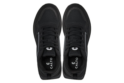 Q150  - 2.4 Inches Taller (Black) - Men's Sneakers