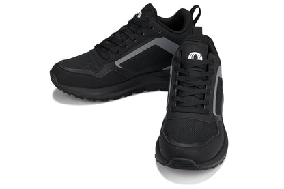 Q150  - 2.4 Inches Taller (Black) - Men's Sneakers