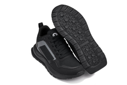 Q150  - 2.4 Inches Taller (Black) - Men's Sneakers