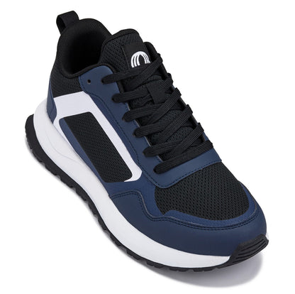 Q152  - 2.4 Inches Taller (Dark Blue/Black) - Men's Sneakers
