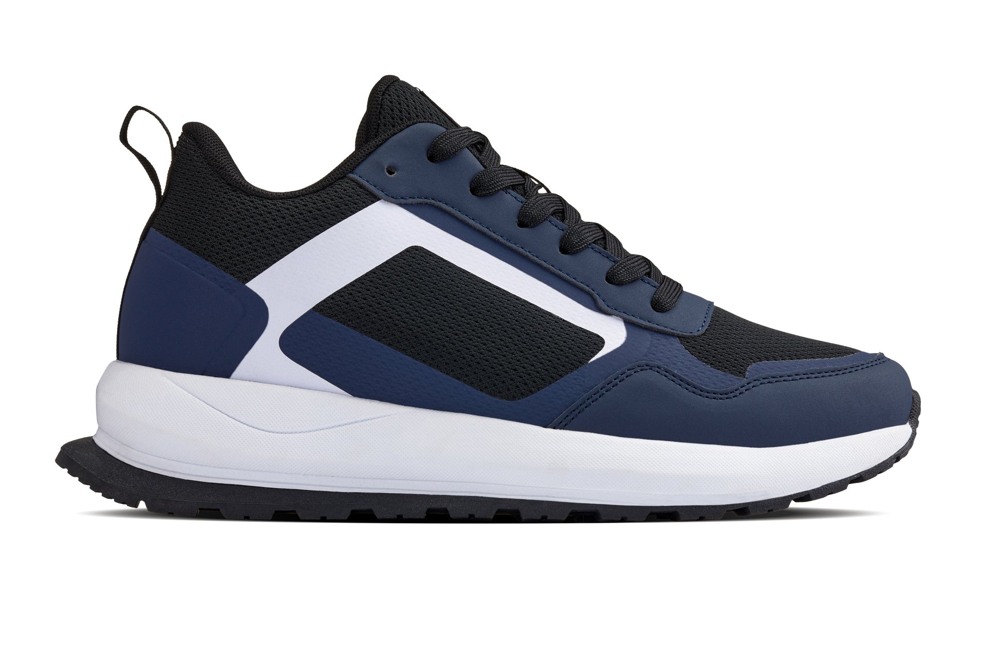 Q152  - 2.4 Inches Taller (Dark Blue/Black) - Men's Sneakers