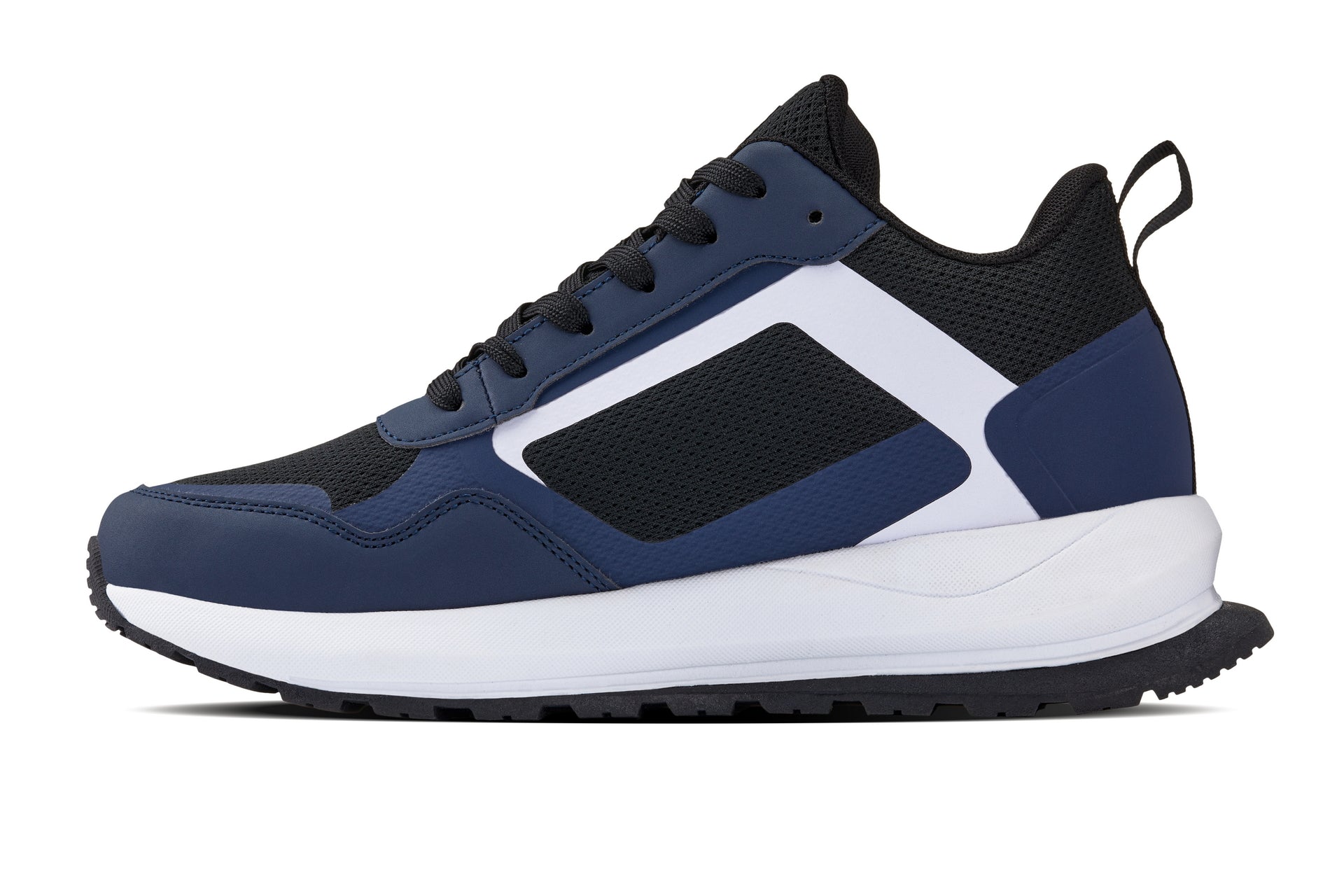 Q152  - 2.4 Inches Taller (Dark Blue/Black) - Men's Sneakers