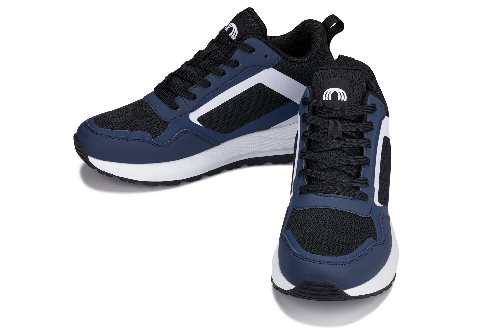 Q152  - 2.4 Inches Taller (Dark Blue/Black) - Men's Sneakers