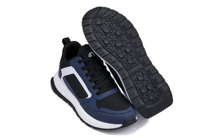 Q152  - 2.4 Inches Taller (Dark Blue/Black) - Men's Sneakers