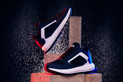Q152  - 2.4 Inches Taller (Dark Blue/Black) - Men's Sneakers
