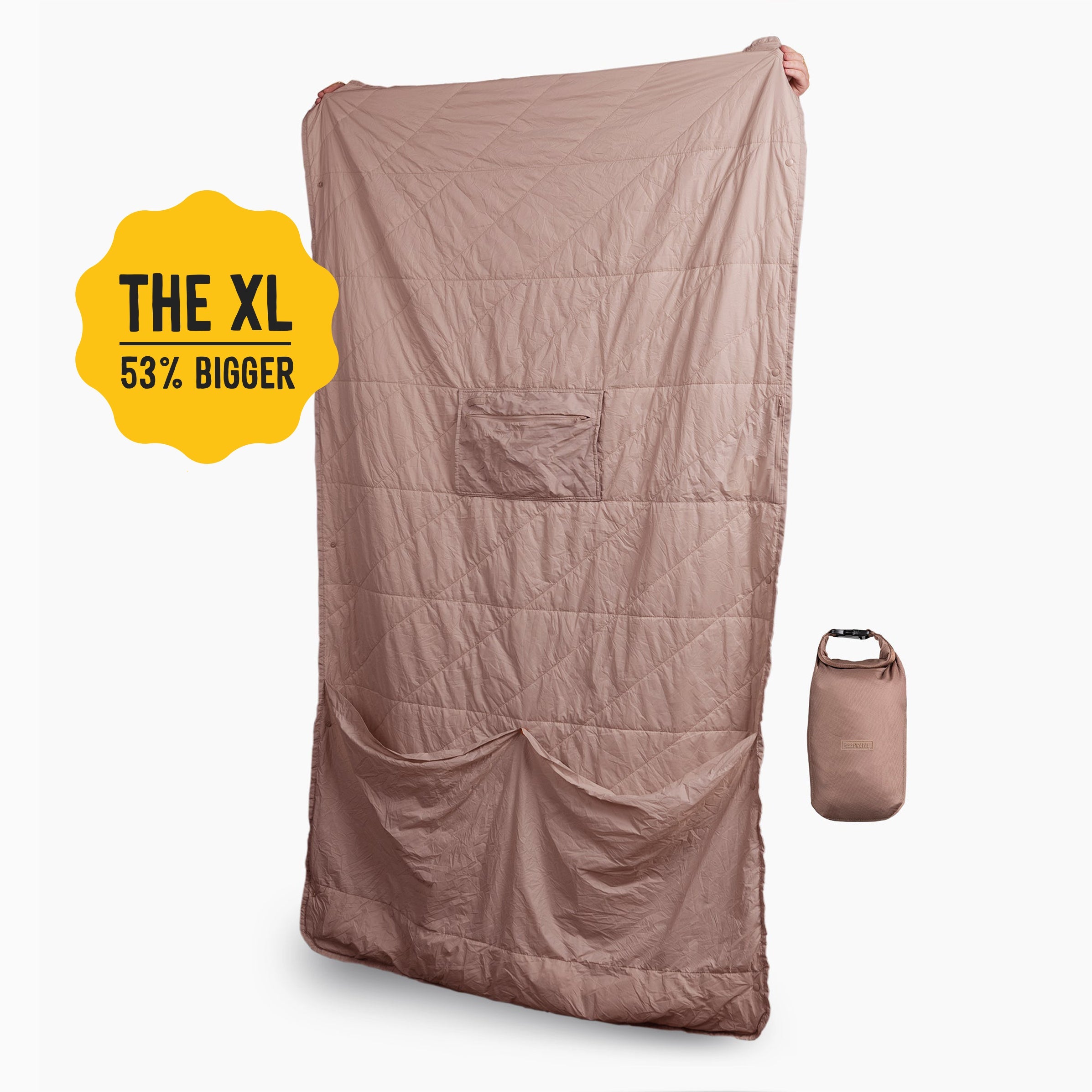 Layover™ XL Travel Blanket - Insulated & Packable | Quartz